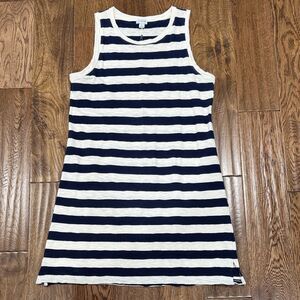 J Crew Women’s Striped Navy and White Dress Sz S